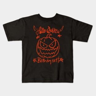 Halloween Birthday Party Kids T-Shirt